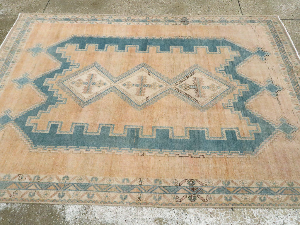 Vintage Persian Afshar Accent Rug, No.28812 - Galerie Shabab