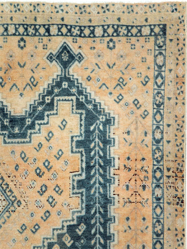 Vintage Persian Afshar Accent Rug, No.28813 - Galerie Shabab