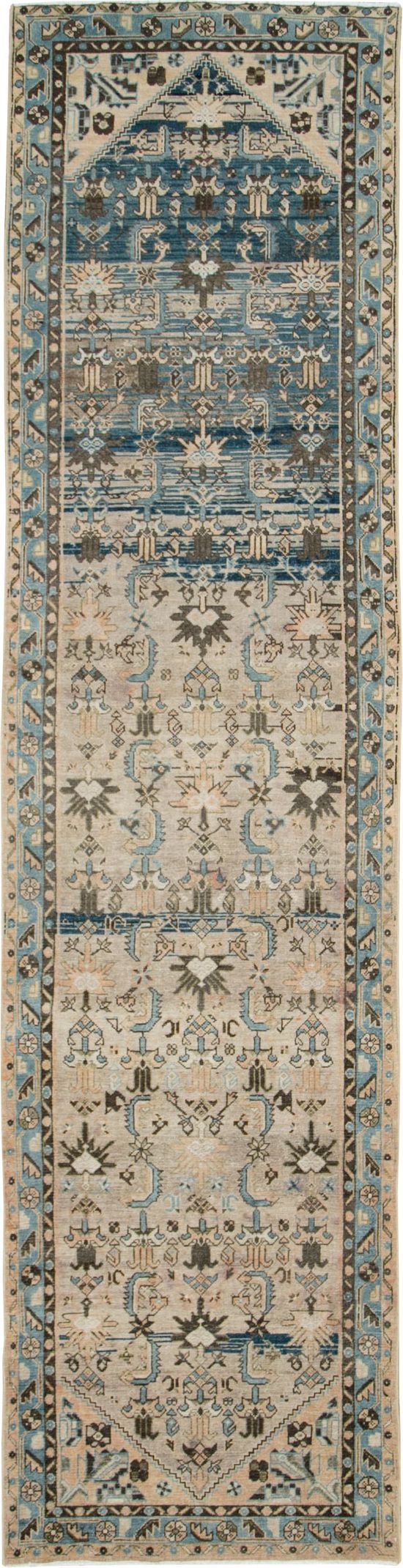 Vintage Persian Malayer Runner, No.28814 - Galerie Shabab