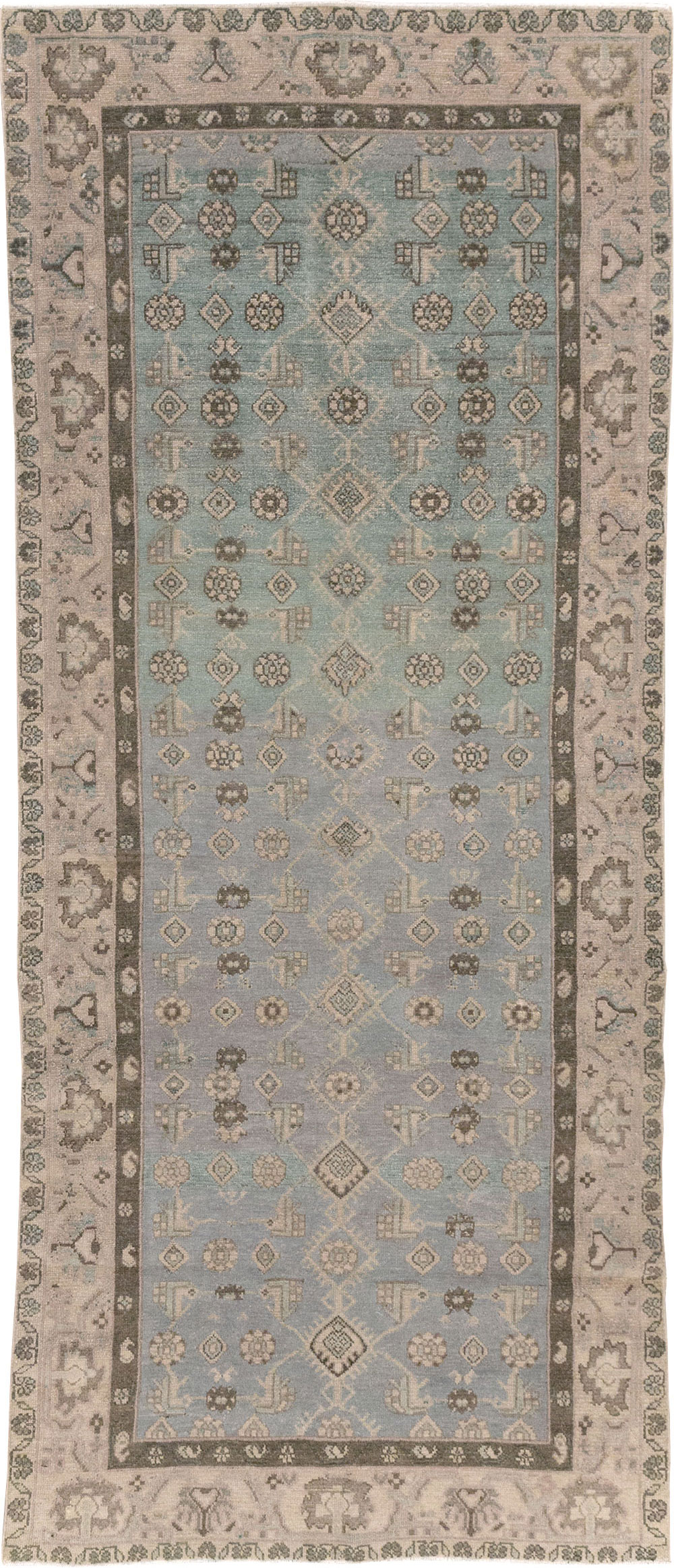 Vintage Persian Malayer Gallery Rug, No.28815 - Galerie Shabab