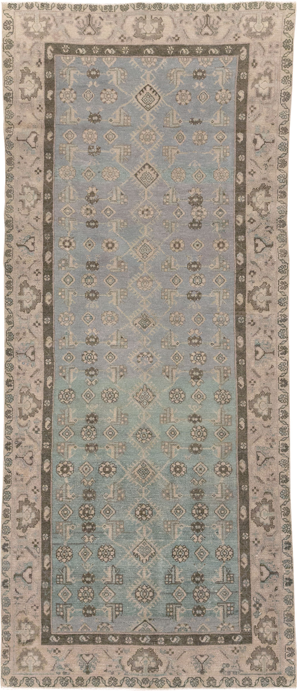 Vintage Persian Malayer Gallery Rug, No.28815 - Galerie Shabab