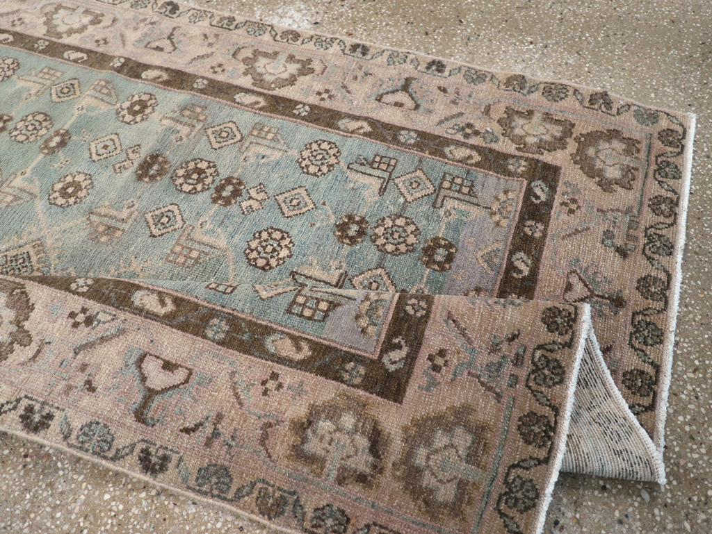 Vintage Persian Malayer Gallery Rug, No.28815 - Galerie Shabab