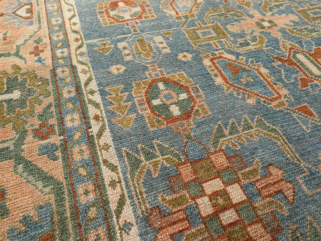 Vintage Persian Malayer Accent Rug, No.28817 - Galerie Shabab