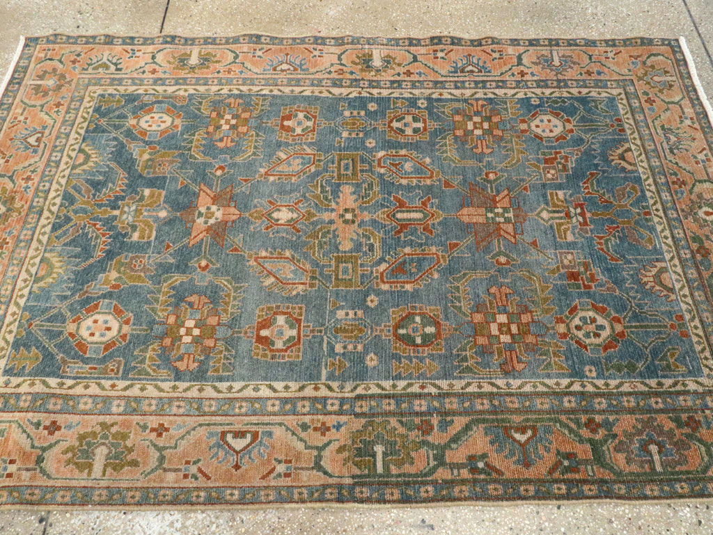 Vintage Persian Malayer Accent Rug, No.28817 - Galerie Shabab