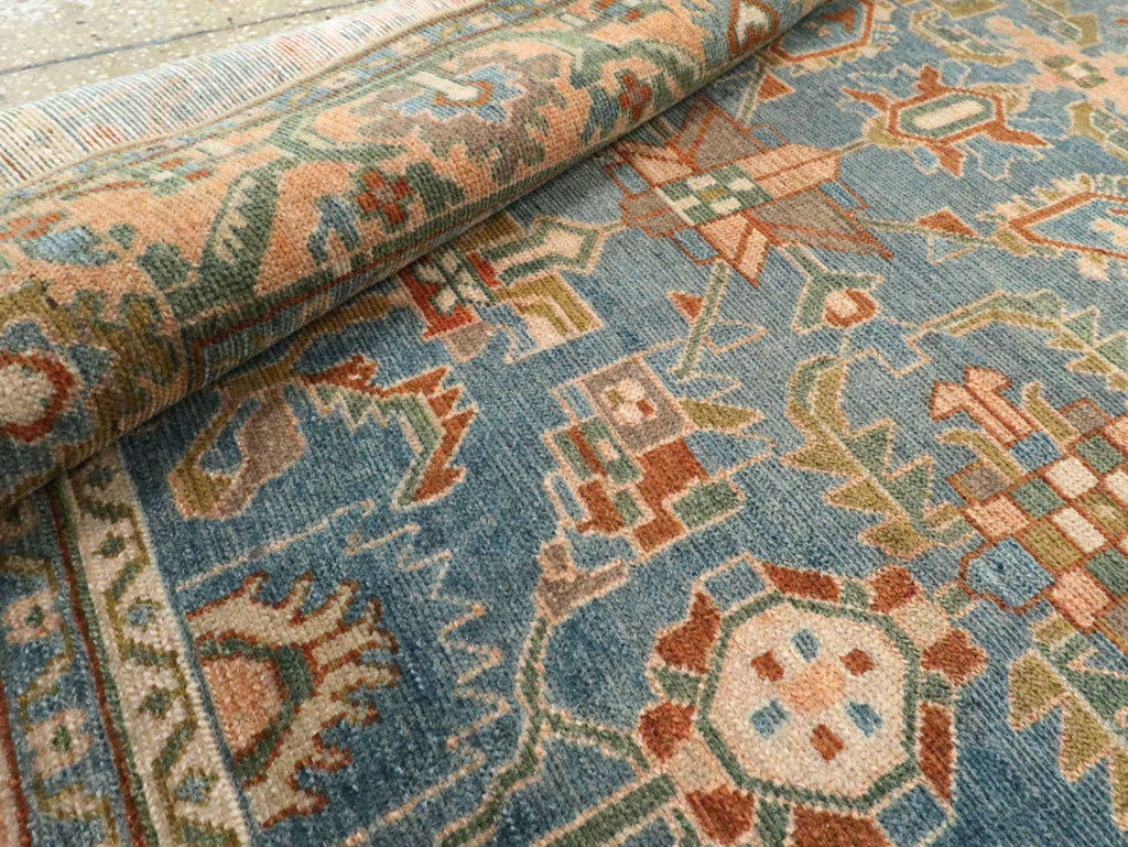 Vintage Persian Malayer Accent Rug, No.28817 - Galerie Shabab