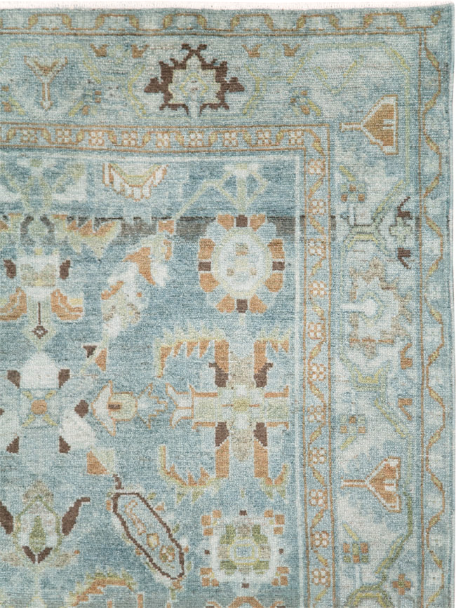 Vintage Persian Malayer Accent Rug, No.28818 - Galerie Shabab