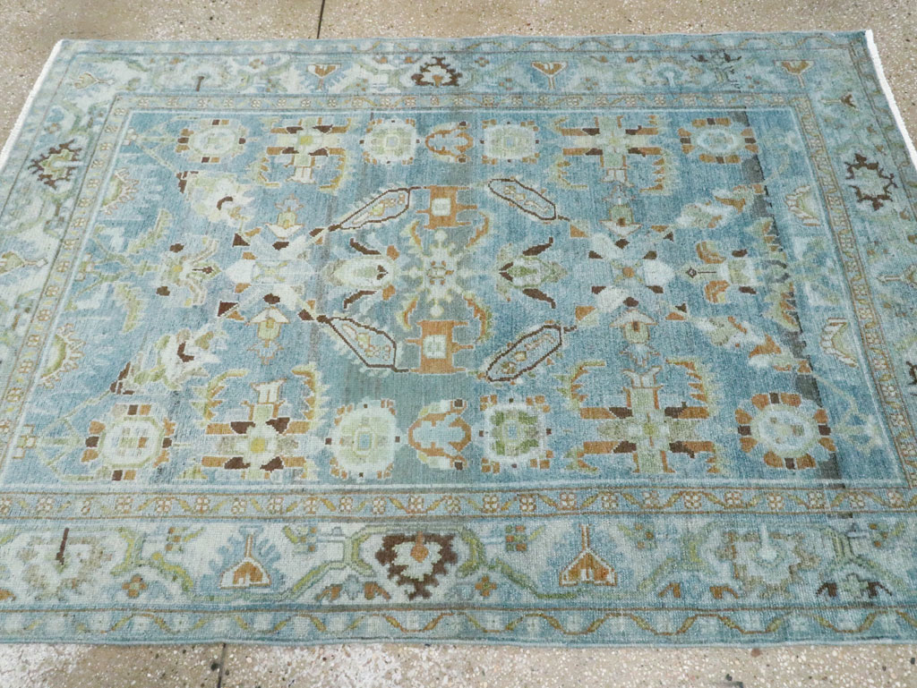 Vintage Persian Malayer Accent Rug, No.28818 - Galerie Shabab