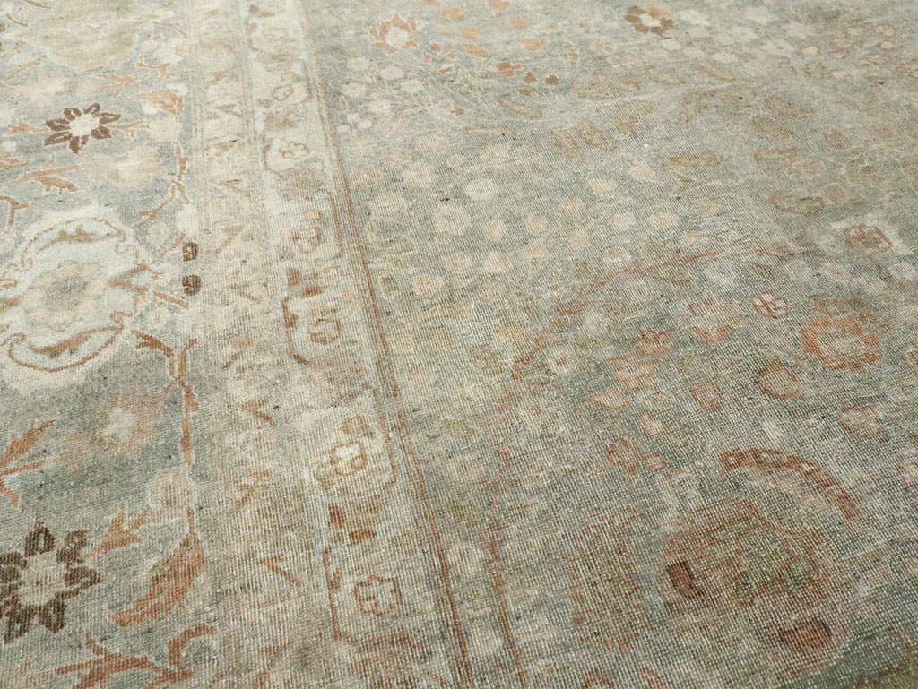 Antique Persian Tabriz Room Size Carpet, No.28822 - Galerie Shabab