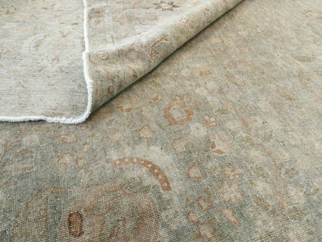 Antique Persian Tabriz Room Size Carpet, No.28822 - Galerie Shabab