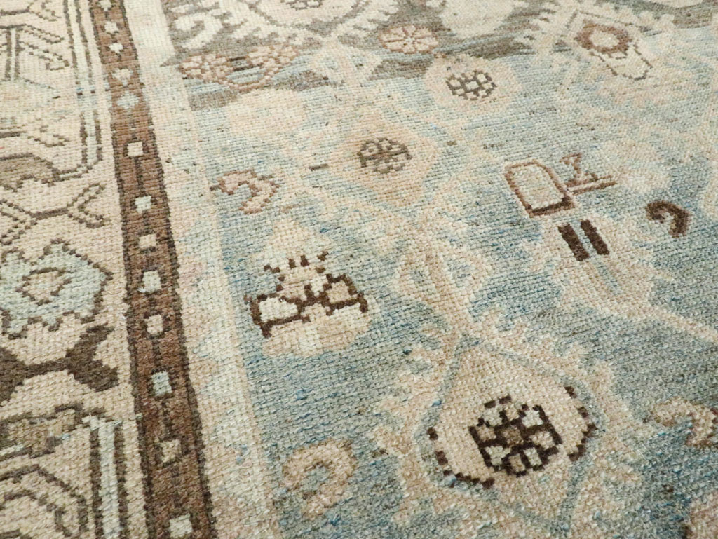 Vintage Persian Malayer Throw Rug, No.28823 - Galerie Shabab