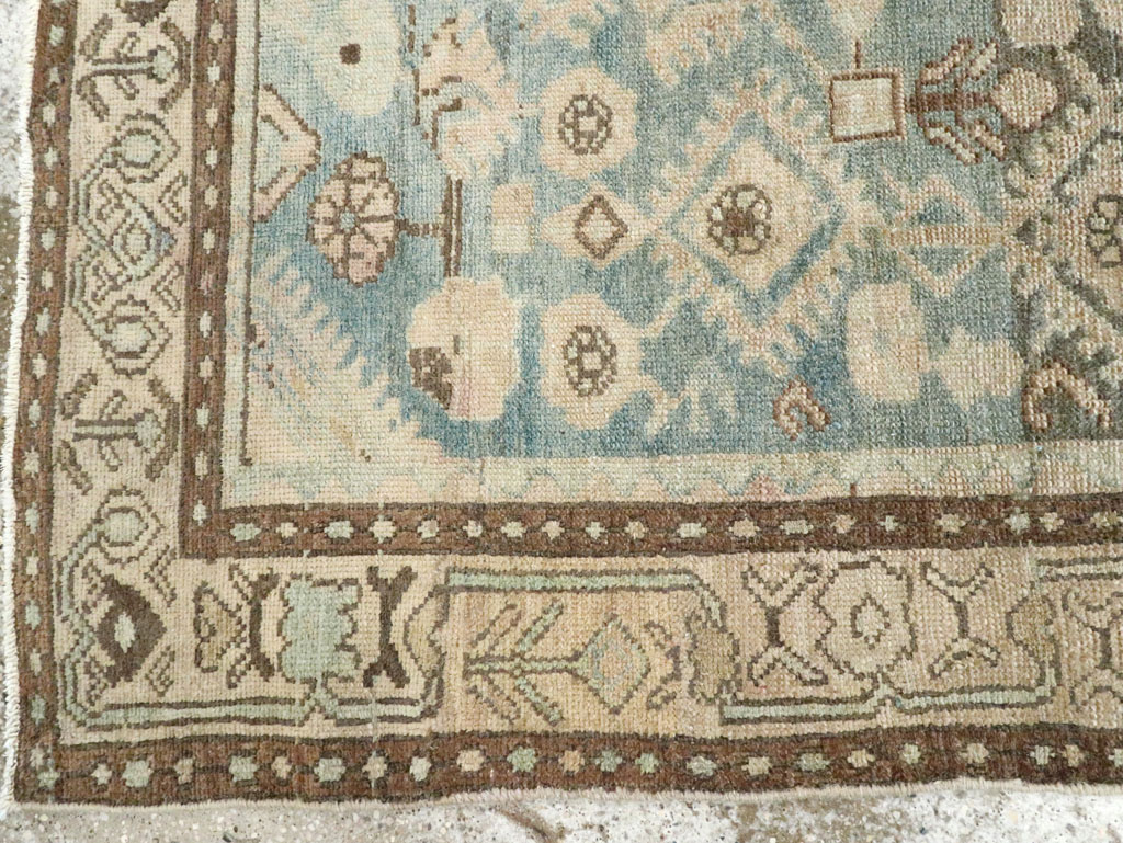 Vintage Persian Malayer Throw Rug, No.28823 - Galerie Shabab