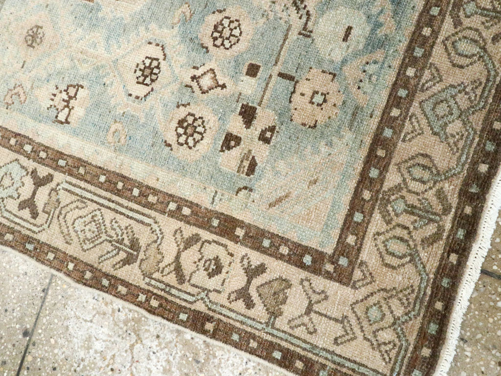 Vintage Persian Malayer Throw Rug, No.28823 - Galerie Shabab