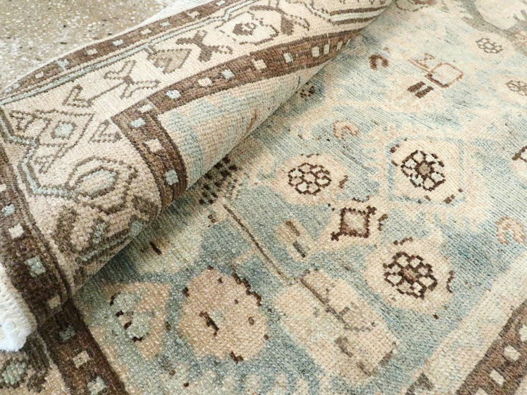 Vintage Persian Malayer Throw Rug, No.28823 - Galerie Shabab