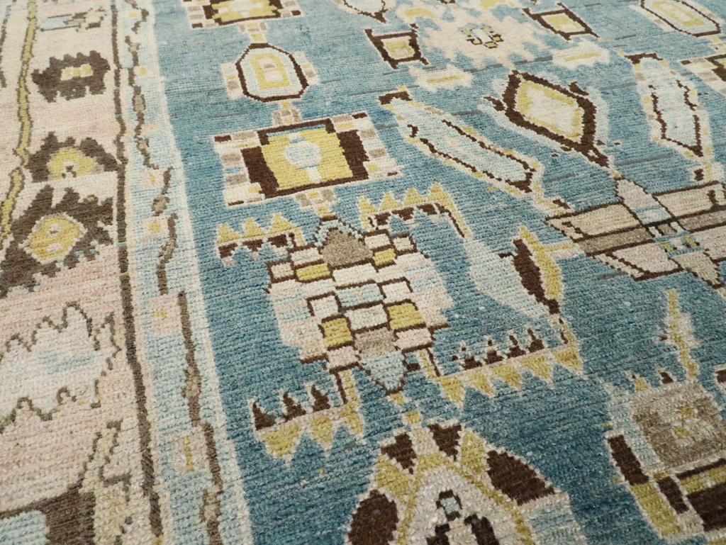 Vintage Persian Malayer Accent Rug, No.28826 - Galerie Shabab
