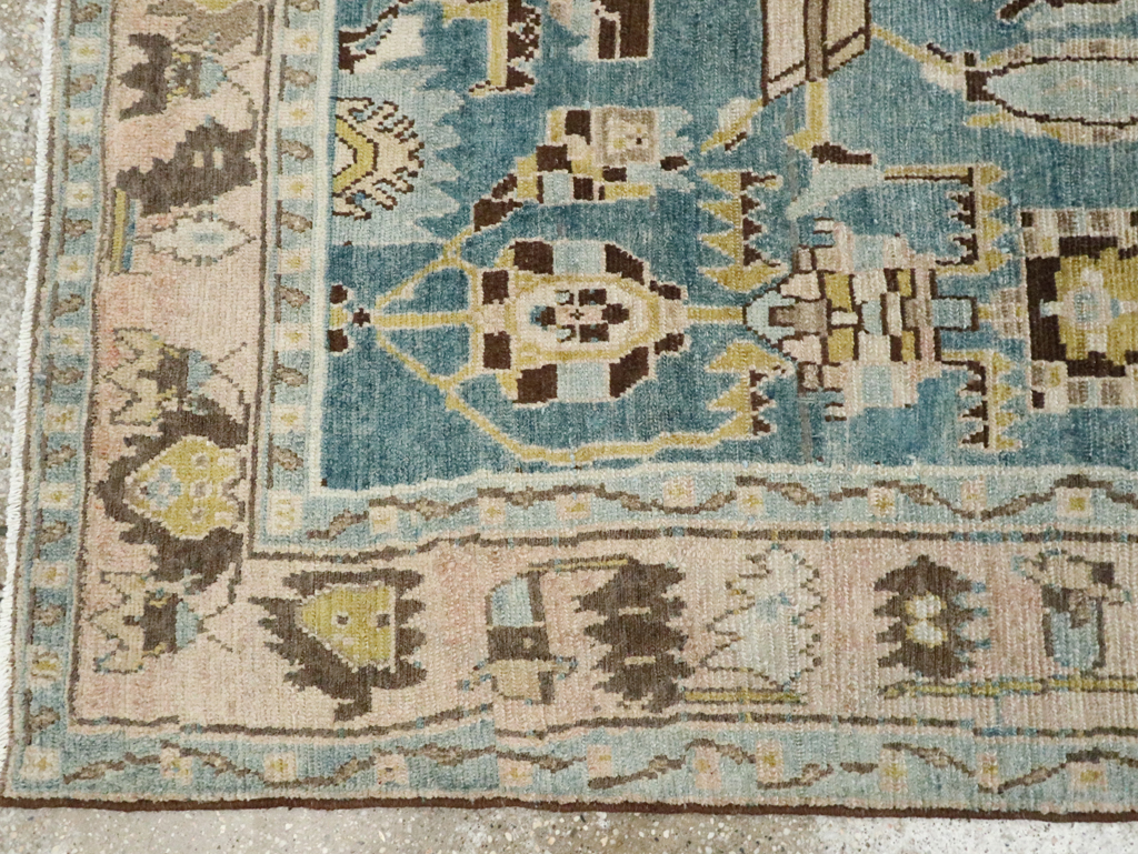 Vintage Persian Malayer Accent Rug, No.28826 - Galerie Shabab