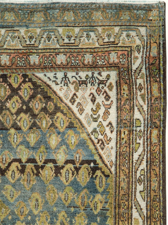 Vintage Persian Malayer Gallery Rug, No.28829 - Galerie Shabab