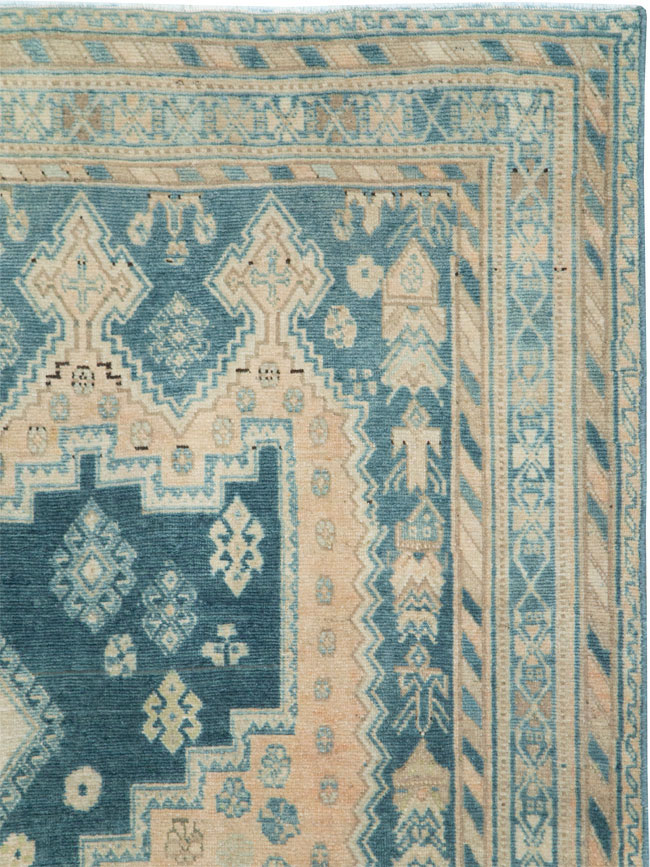 Vintage Persian Afshar Accent Rug, No.28832 - Galerie Shabab