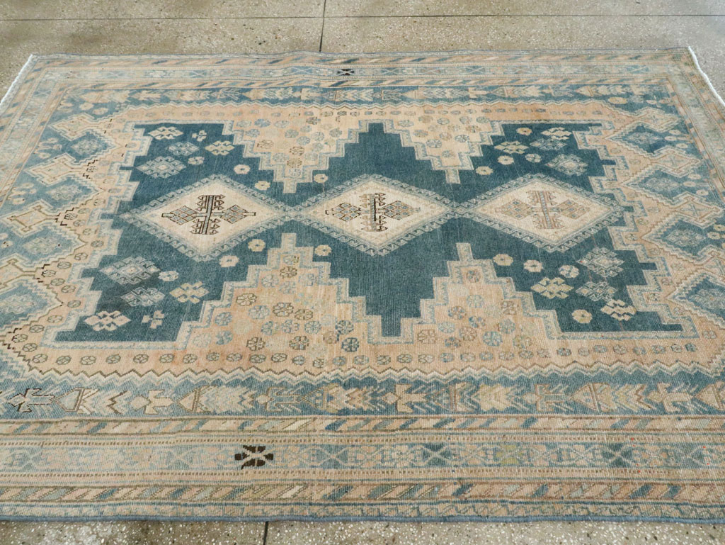 Vintage Persian Afshar Accent Rug, No.28832 - Galerie Shabab