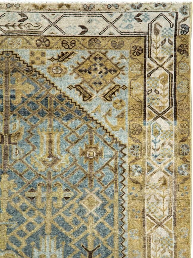 Vintage Persian Malayer Accent Rug, No.28833 - Galerie Shabab