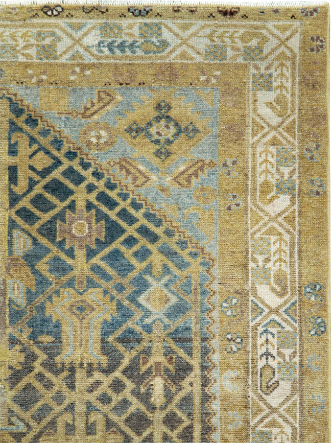 Vintage Persian Malayer Accent Rug, No.28833 - Galerie Shabab