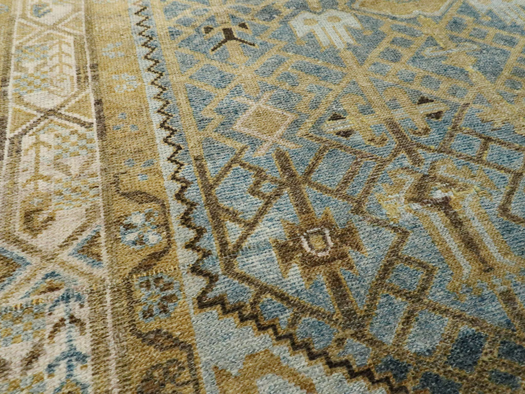 Vintage Persian Malayer Accent Rug, No.28833 - Galerie Shabab