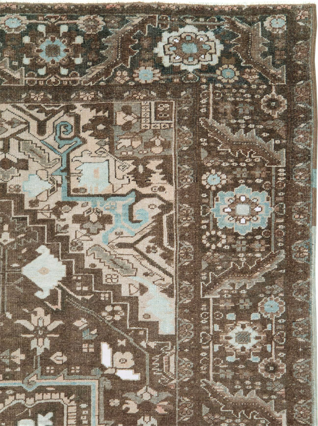 Vintage Persian Heriz Carpet, No.28840 - Galerie Shabab