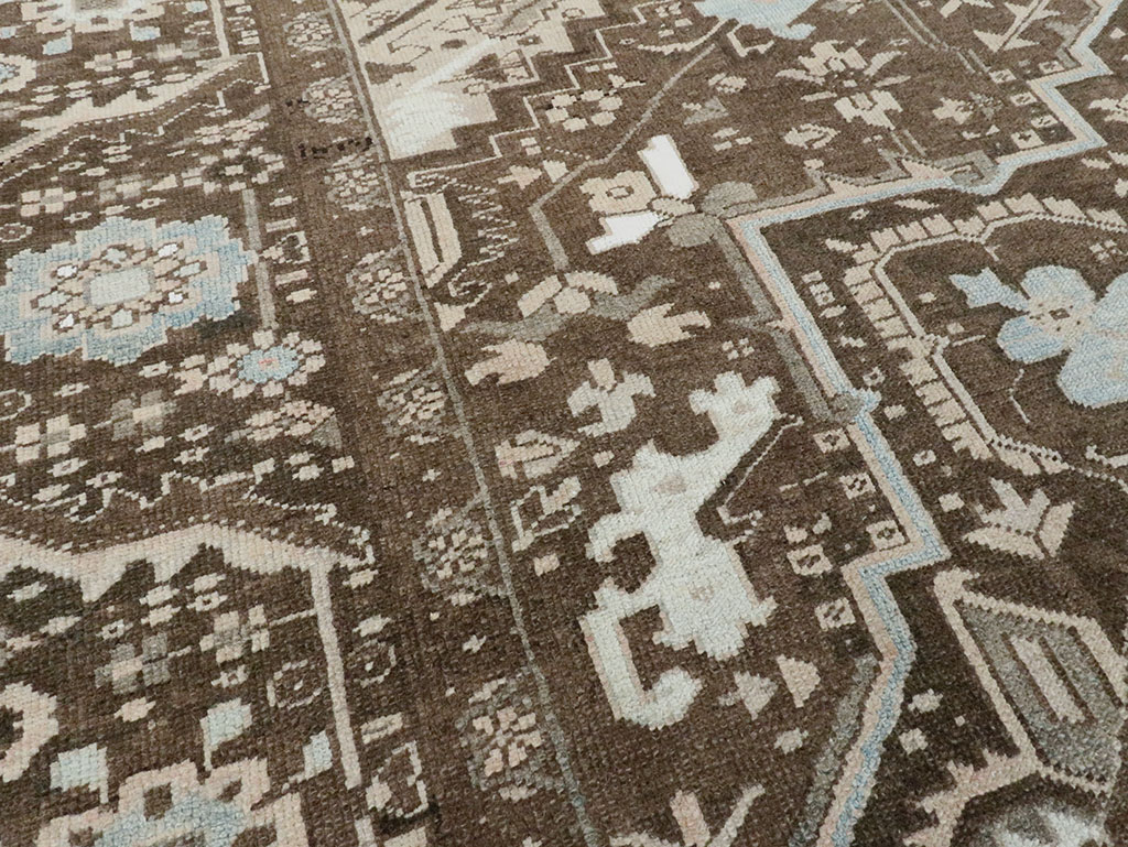 Vintage Persian Heriz Carpet, No.28840 - Galerie Shabab
