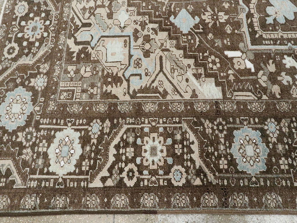 Vintage Persian Heriz Carpet, No.28840 - Galerie Shabab