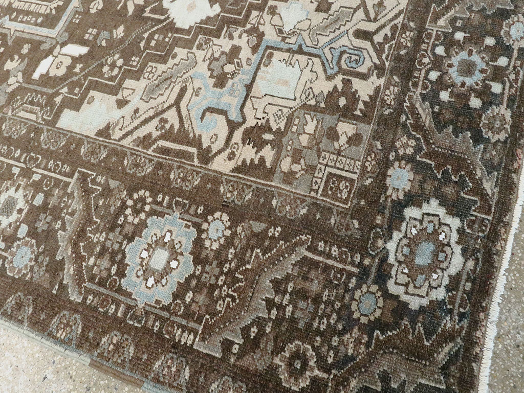 Vintage Persian Heriz Carpet, No.28840 - Galerie Shabab