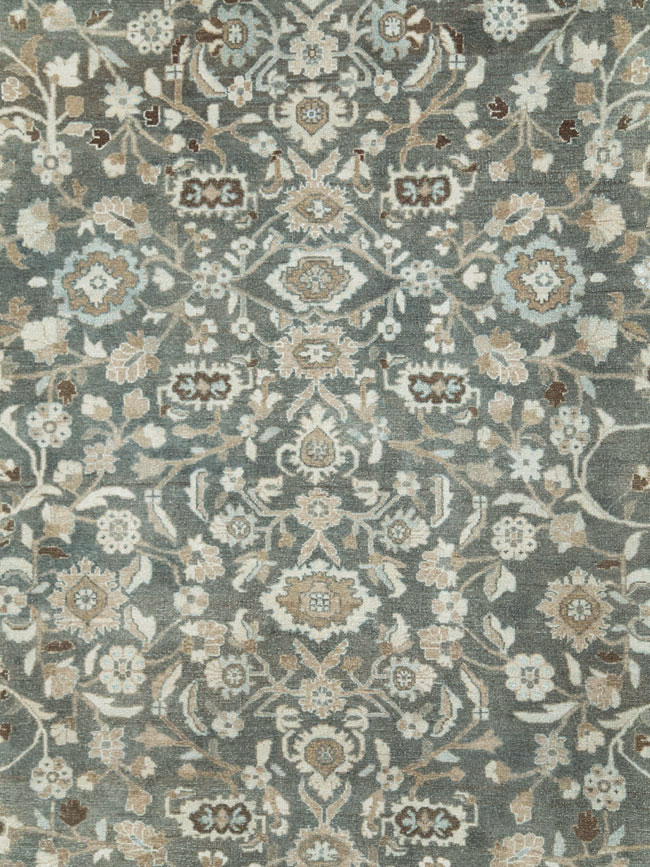 Vintage Persian Malayer Room Size Carpet, No.28842 - Galerie Shabab