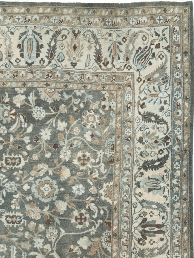 Vintage Persian Malayer Room Size Carpet, No.28842 - Galerie Shabab