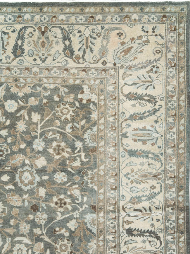 Vintage Persian Malayer Room Size Carpet, No.28842 - Galerie Shabab