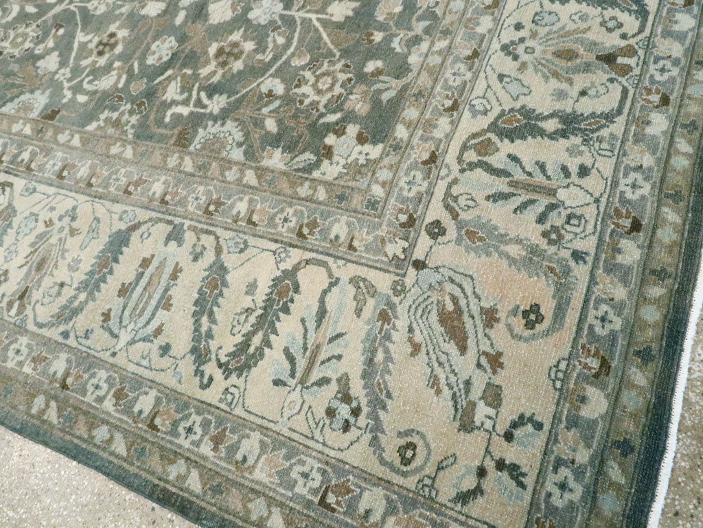 Vintage Persian Malayer Room Size Carpet, No.28842 - Galerie Shabab