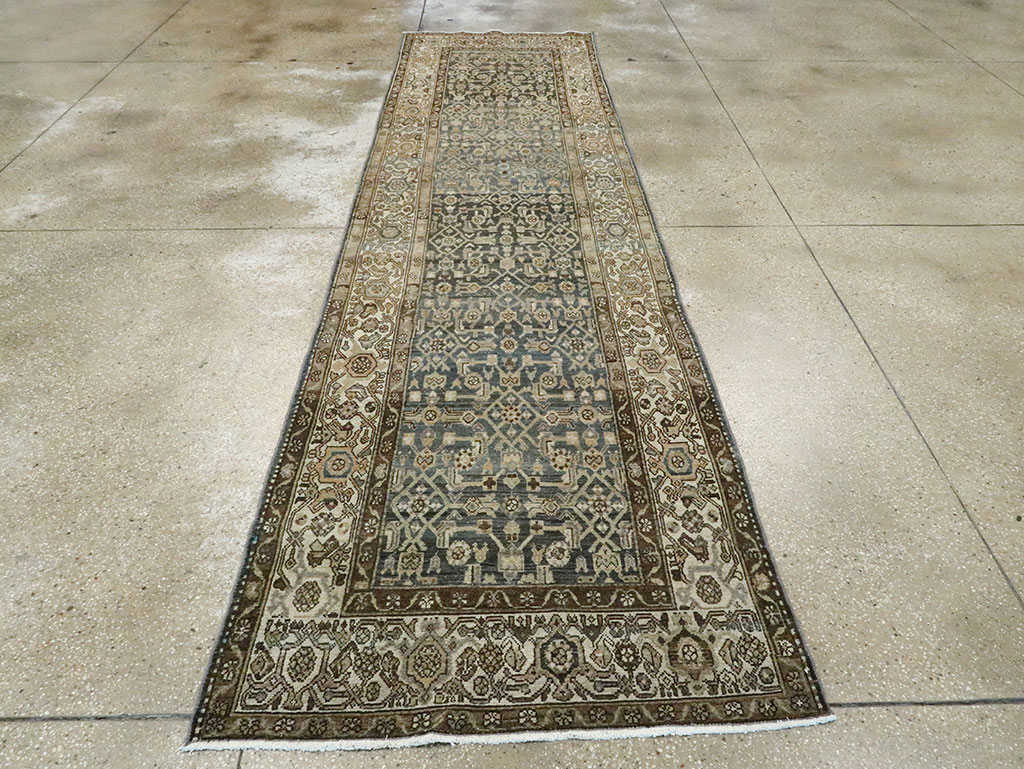 Vintage Persian Malayer Runner, No.28844 - Galerie Shabab