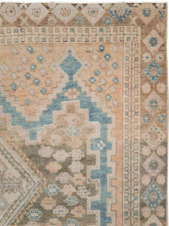Vintage Persian Afshar Accent Rug, No.28846 - Galerie Shabab