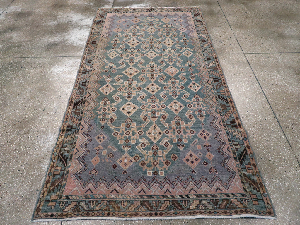 Vintage Persian Malayer Gallery Rug, No.28847 - Galerie Shabab