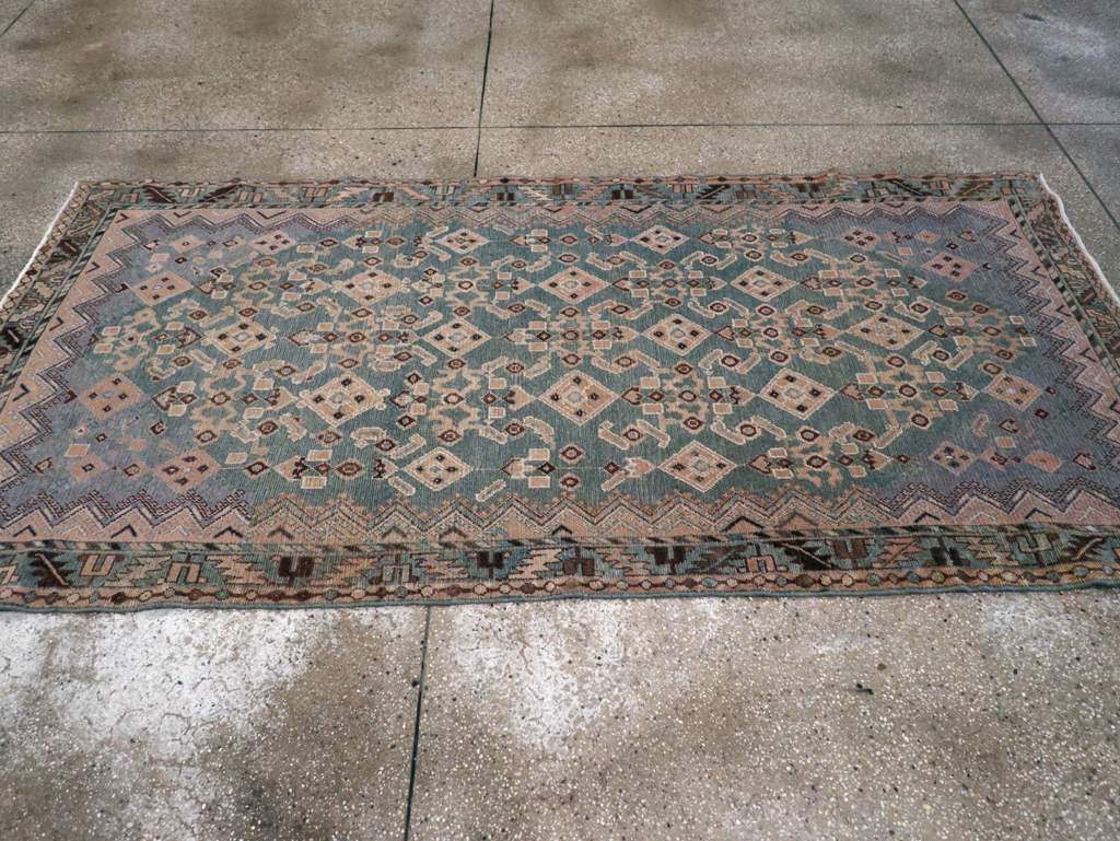 Vintage Persian Malayer Gallery Rug, No.28847 - Galerie Shabab