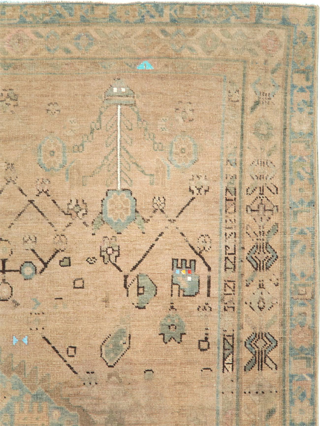 Vintage Persian Afshar Accent Rug, No.28849 - Galerie Shabab