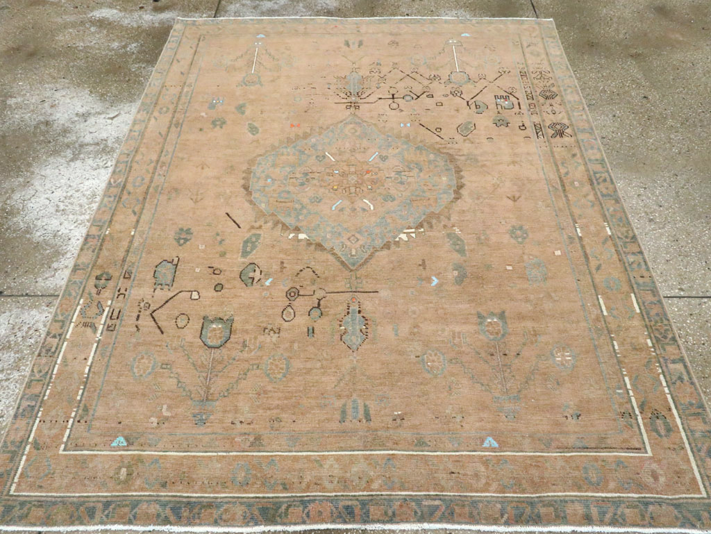 Vintage Persian Afshar Accent Rug, No.28849 - Galerie Shabab