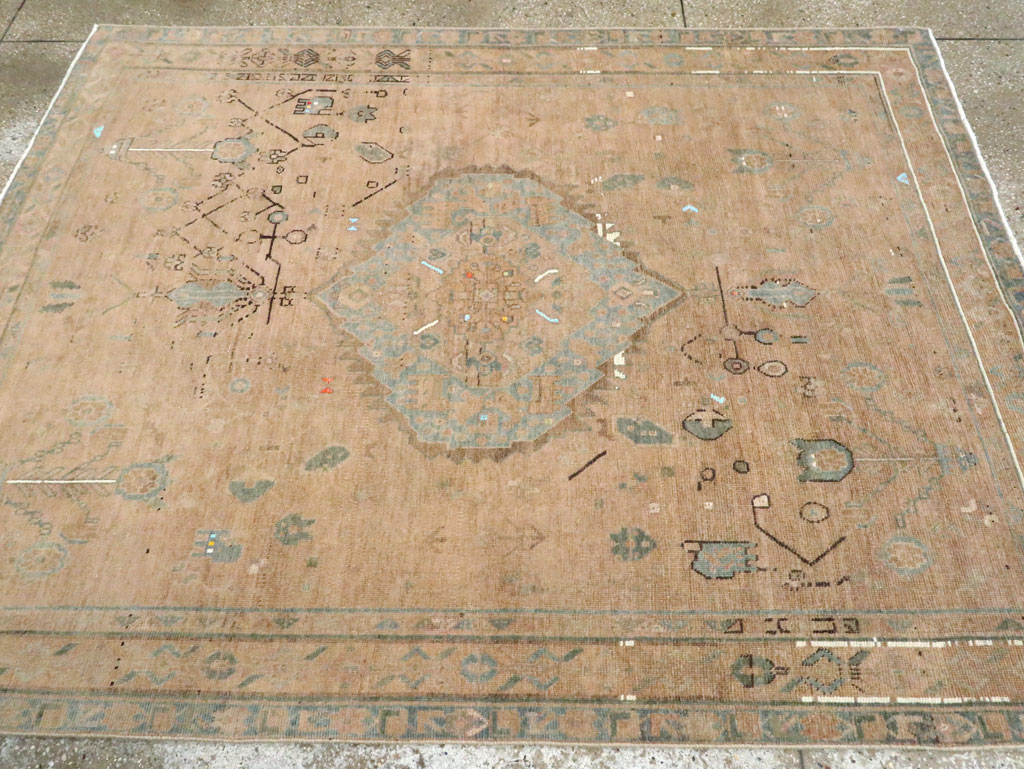 Vintage Persian Afshar Accent Rug, No.28849 - Galerie Shabab