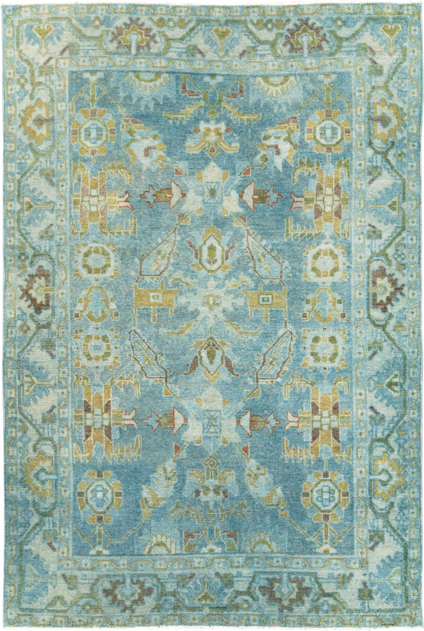 Vintage Persian Malayer Accent Rug, No.28850 - Galerie Shabab
