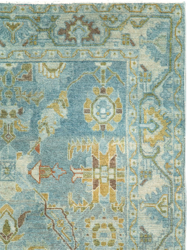 Vintage Persian Malayer Accent Rug, No.28850 - Galerie Shabab