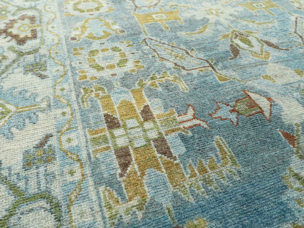 Vintage Persian Malayer Accent Rug, No.28850 - Galerie Shabab