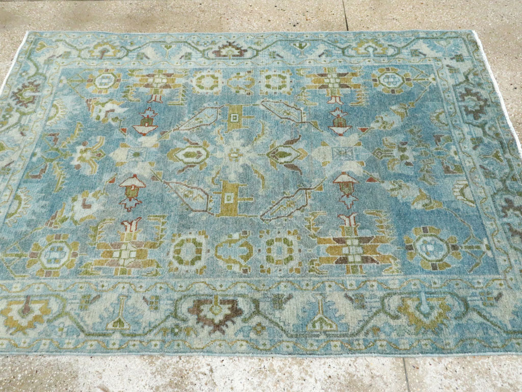 Vintage Persian Malayer Accent Rug, No.28850 - Galerie Shabab