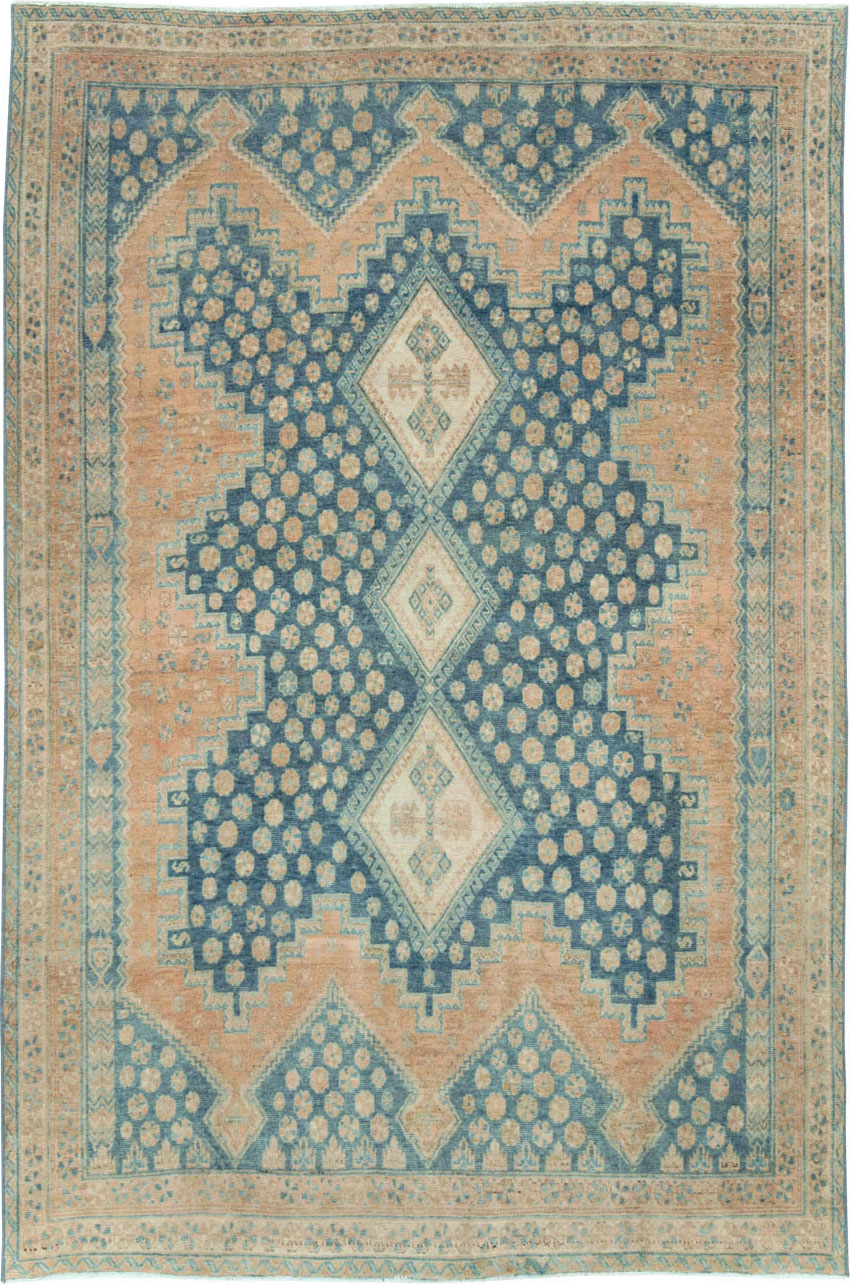 Vintage Persian Afshar Accent Rug, No.28851 - Galerie Shabab