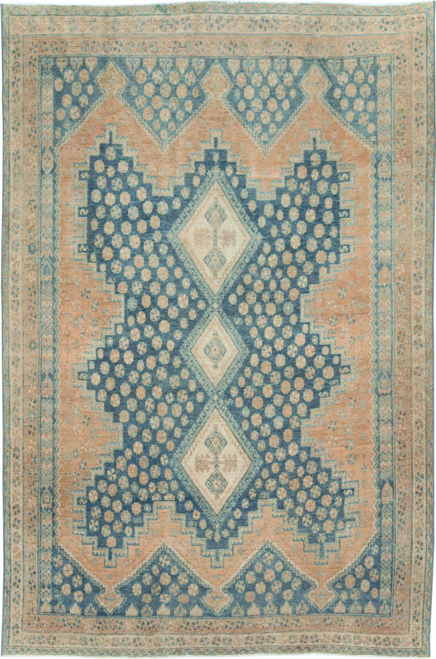 Vintage Persian Afshar Accent Rug, No.28851 - Galerie Shabab
