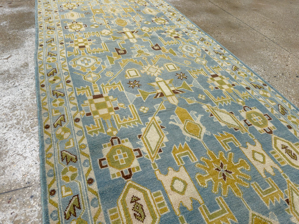 Vintage Persian Malayer Runner, No.28853 - Galerie Shabab