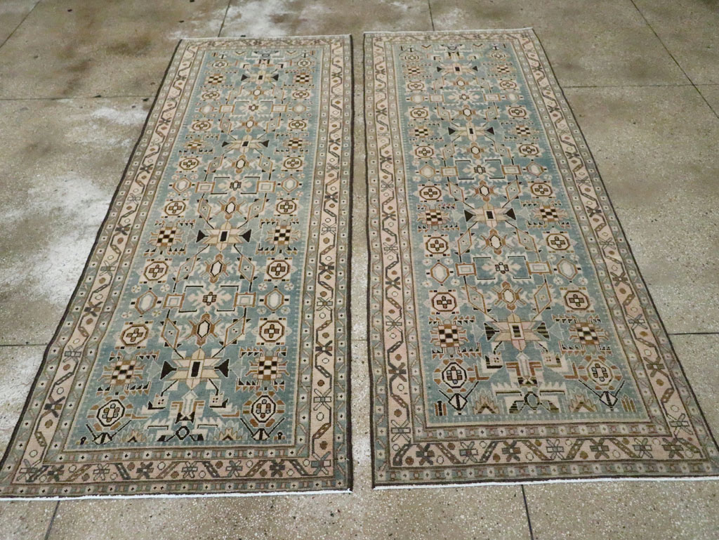 Vintage Persian Malayer Runner (Pair: 2 of 2), No.28856 - Galerie Shabab