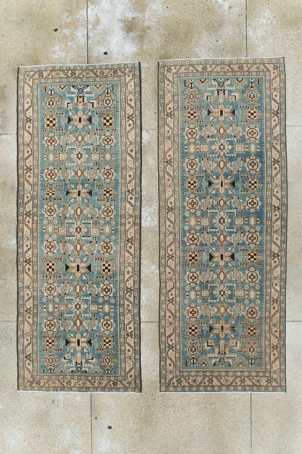 Vintage Persian Malayer Runner (Pair: 2 of 2), No.28856 - Galerie Shabab