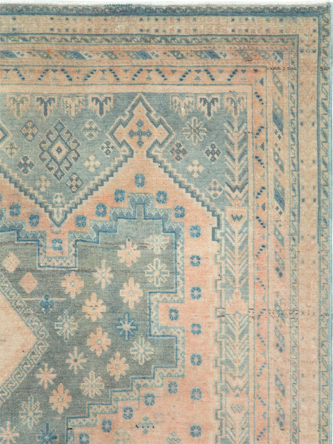 Vintage Persian Afshar Accent Rug, No.28858 - Galerie Shabab